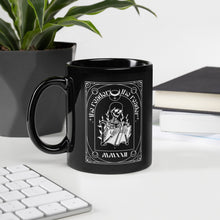 Load image into Gallery viewer, The Reader Tarot Black Glossy Mug | Paperbacks &amp; Frybread - Paperbacks &amp; Frybread Co.
