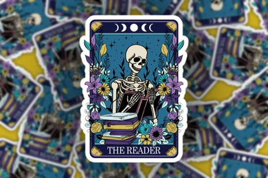 The Reader Tarot Card Decal | Sticker Babe - Paperbacks & Frybread Co.
