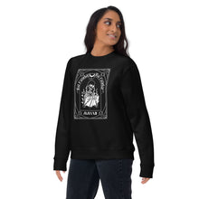 Load image into Gallery viewer, The Reader Tarot Unisex Sweatshirt | Paperbacks &amp; Frybread Co. - Paperbacks &amp; Frybread Co.
