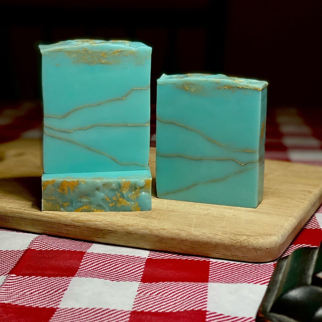 Turquoise Goat's Milk Indigenous Made Soap | Baker's Bars Soapery - Paperbacks & Frybread Co.